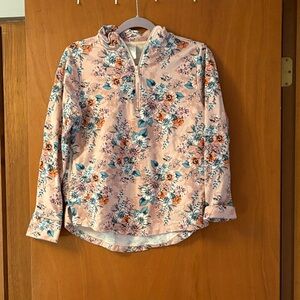 Vera Bradley Floral Pullover Sweater - Pink and Blue